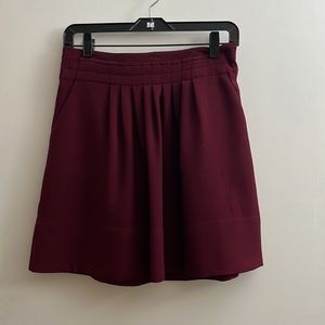 Deep red a new day skirt